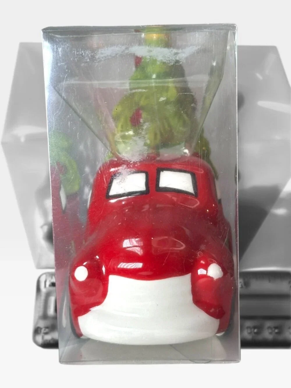 Sleigh Bell Bistro Red Truck & Christmas Tree Ceramic Salt & Pepper Shakers Hand